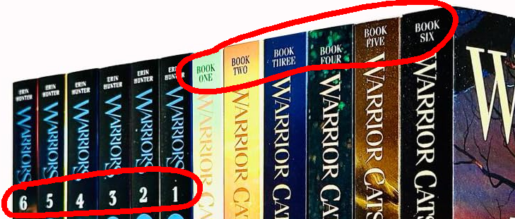 Clearly displaying the book number is essential for series where the reading order matters.