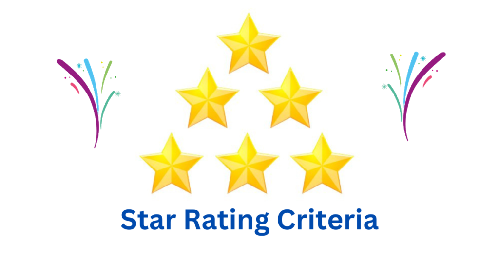 Star Rating Criteria